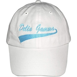 Delta Gamma Tail Hat(White/Blue)