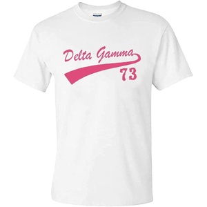 Delta Gamma Tail T-Shirts(White)