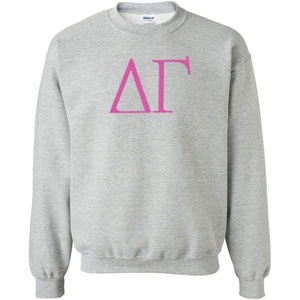 Delta Gamma University Greek Sweatshirt(Light Grey)