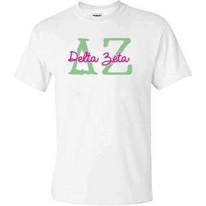 Delta Zeta Greek Type Tee