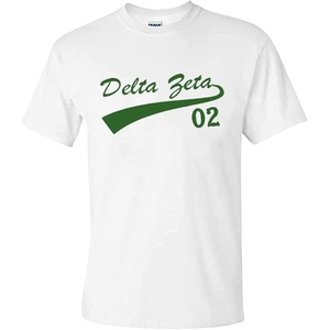 Delta Zeta Tail T-Shirts(White)