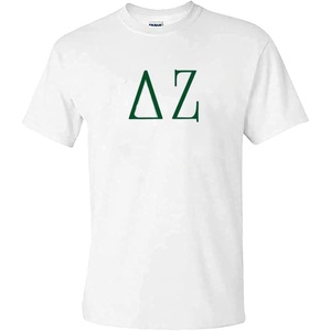 Delta Zeta University Greek T-Shirts(White)