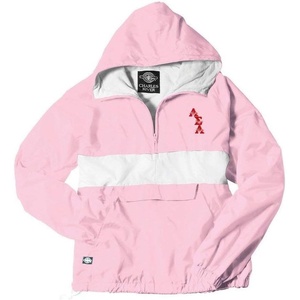 Greekgear Alpha Sigma Alpha ASA Anorak(Pink/White)