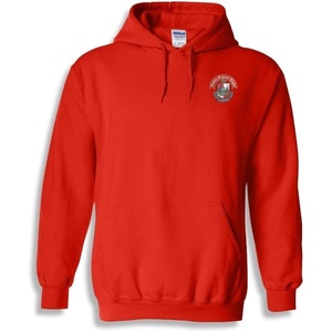 Greekgear Alpha Sigma Alpha Emblem Hooded Sweatshirt(Red)