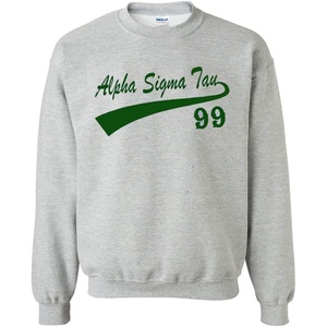 Greekgear Alpha Sigma Tau AST Tail Sweatshirts(Light Grey)