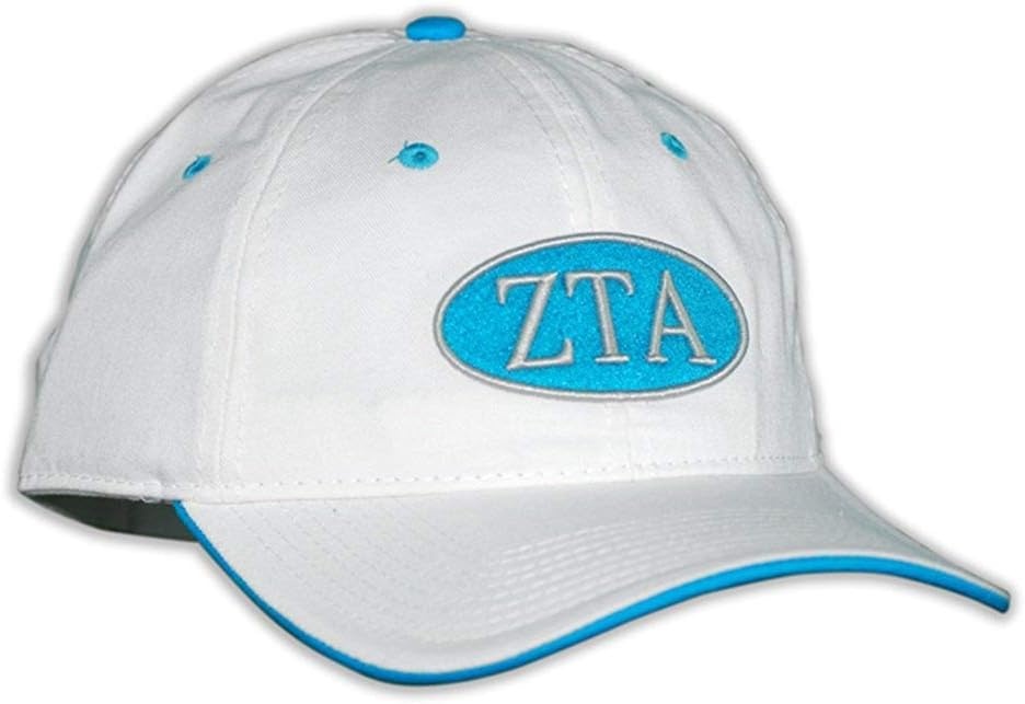 image:imageZeta Tau Alpha White Throwback Oval Baseball CapWhite