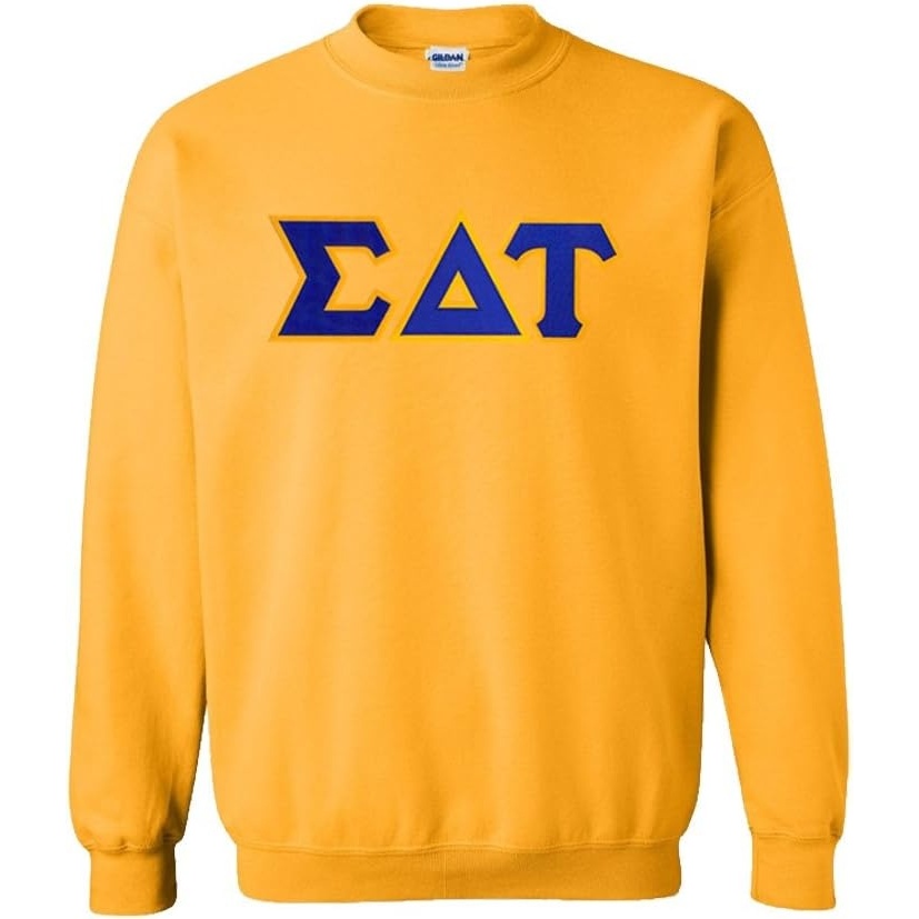 image:imageGreekgear Sigma Delta Tau Lettered CrewneckAthletic Gold