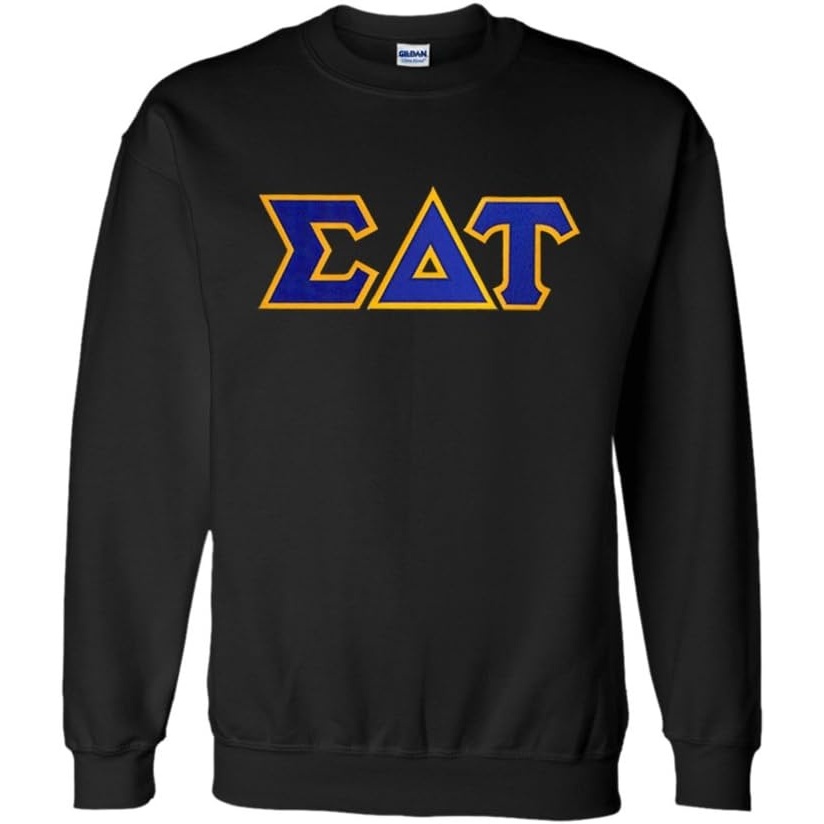 image:imageGreekgear Sigma Delta Tau Lettered CrewneckBlack