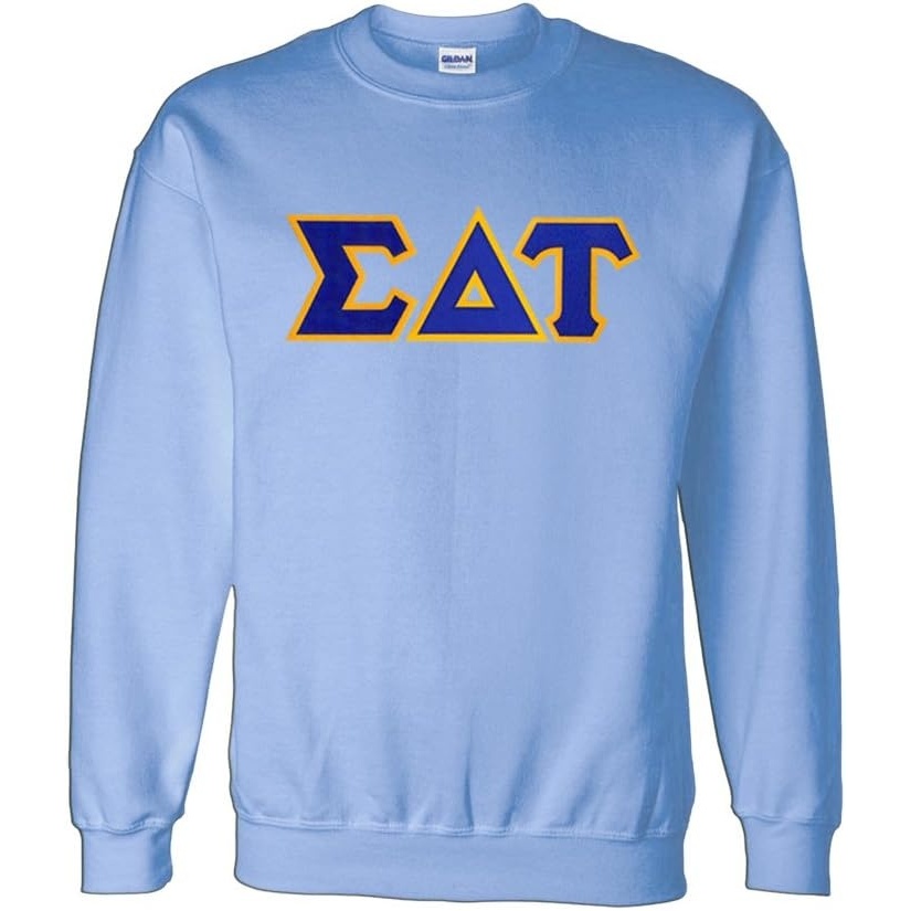 image:imageGreekgear Sigma Delta Tau Lettered CrewneckLight Blue
