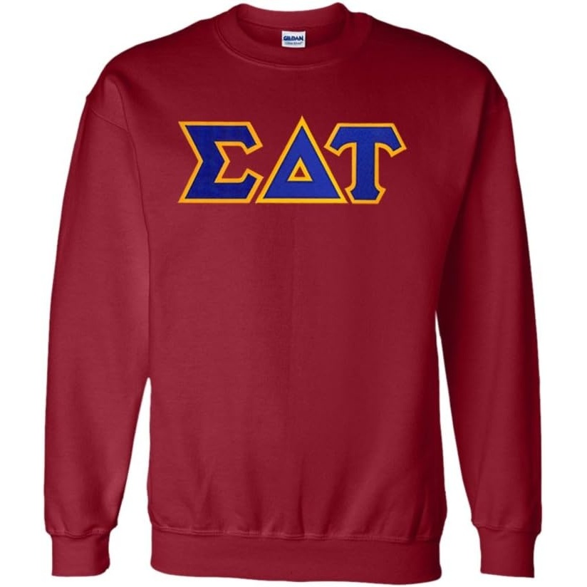 image:imageGreekgear Sigma Delta Tau Lettered CrewneckMaroon