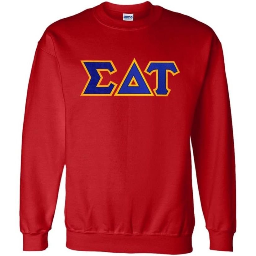 image:imageGreekgear Sigma Delta Tau Lettered CrewneckRed