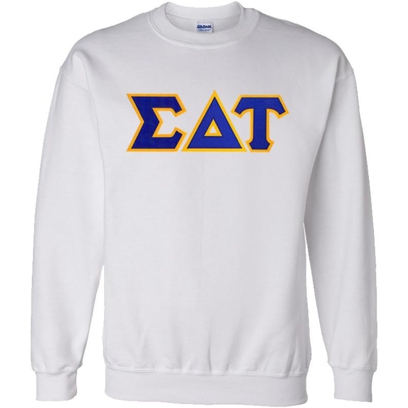 image:imageGreekgear Sigma Delta Tau Lettered CrewneckWhite