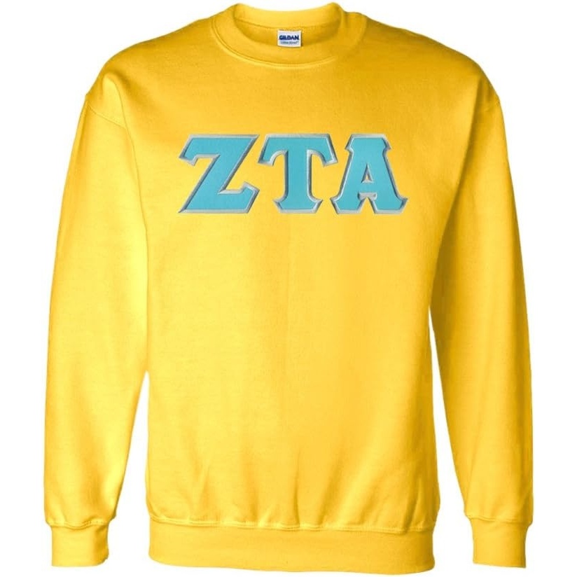 image:imageGreekgear Zeta Tau Alpha Lettered CrewneckYellow
