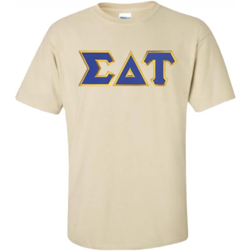 image:imageSigma Delta Tau Lettered TShirtNatural
