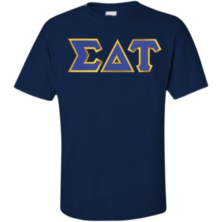 image:imageSigma Delta Tau Lettered TShirtNavy Blue