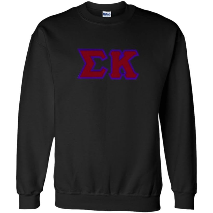 image:imageSigma Kappa Lettered CrewneckBlack
