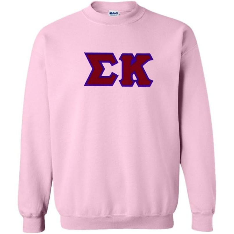 image:imageSigma Kappa Lettered CrewneckLight Pink