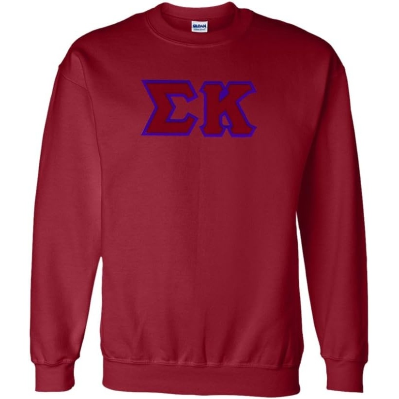 image:imageSigma Kappa Lettered CrewneckMaroon