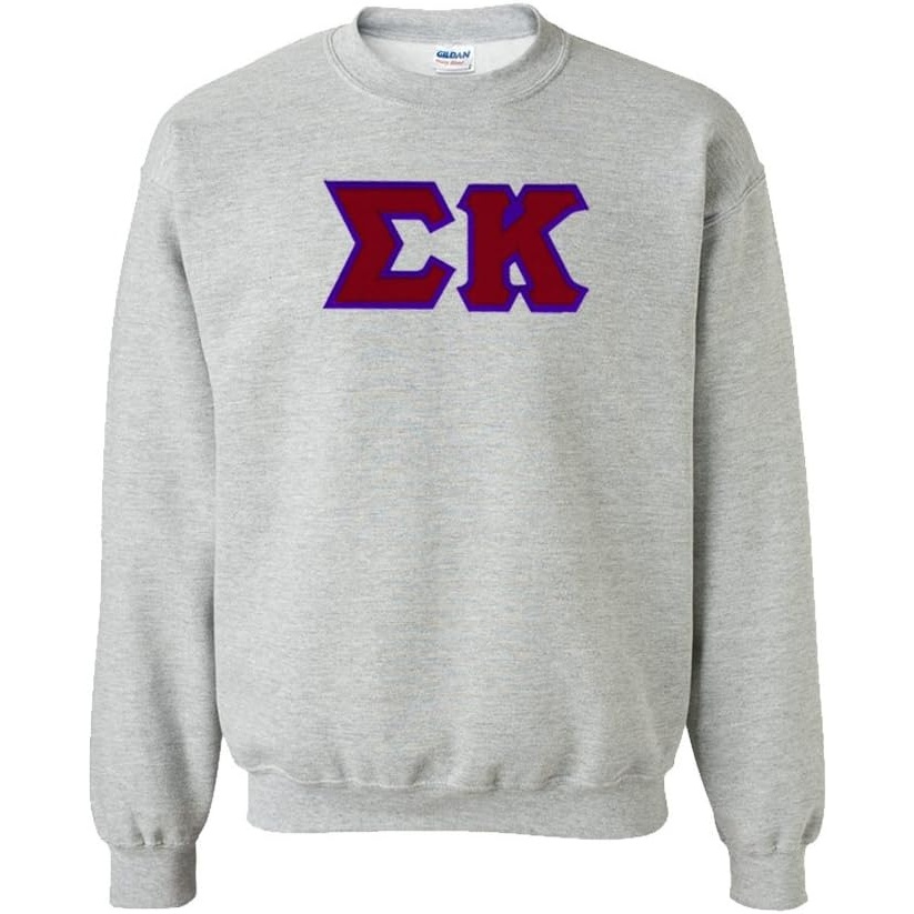 image:imageSigma Kappa Lettered CrewneckSports Grey
