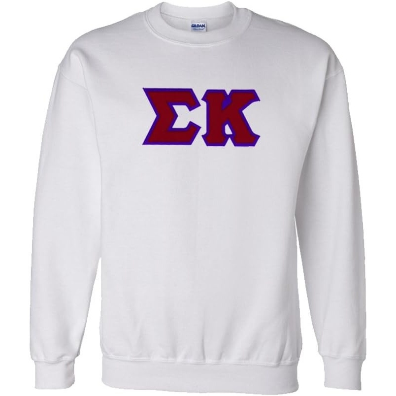 image:imageSigma Kappa Lettered CrewneckWhite