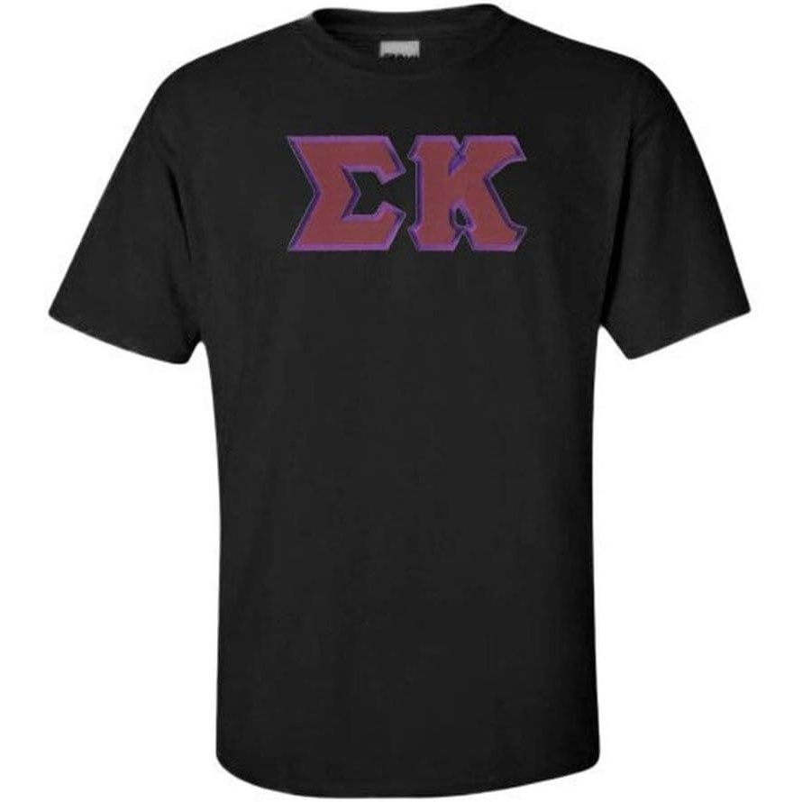 image:imageSigma Kappa Lettered TeeBlack