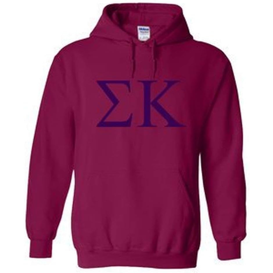 image:imageSigma Kappa World Famous Greek Hoodie  Maroon with Purple ImprintMaroon