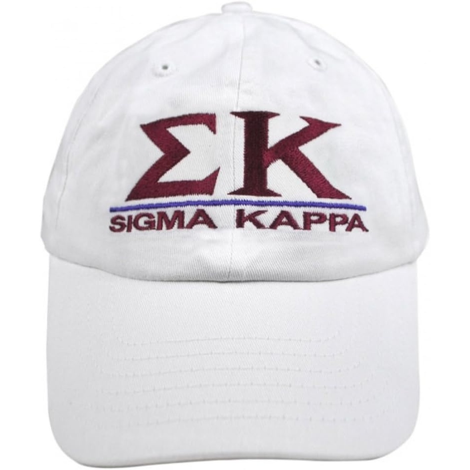 image:imageSigma Kappa World Famous Line HatWhite