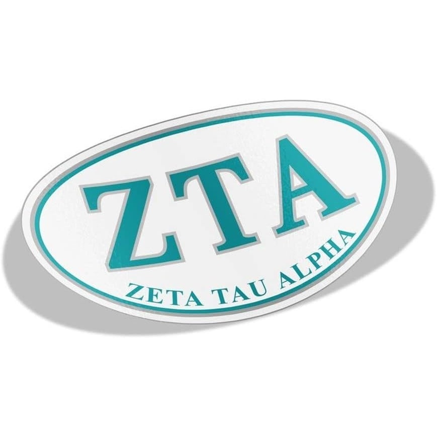image:imageZeta Tau Alpha Greek Letter Oval Decal