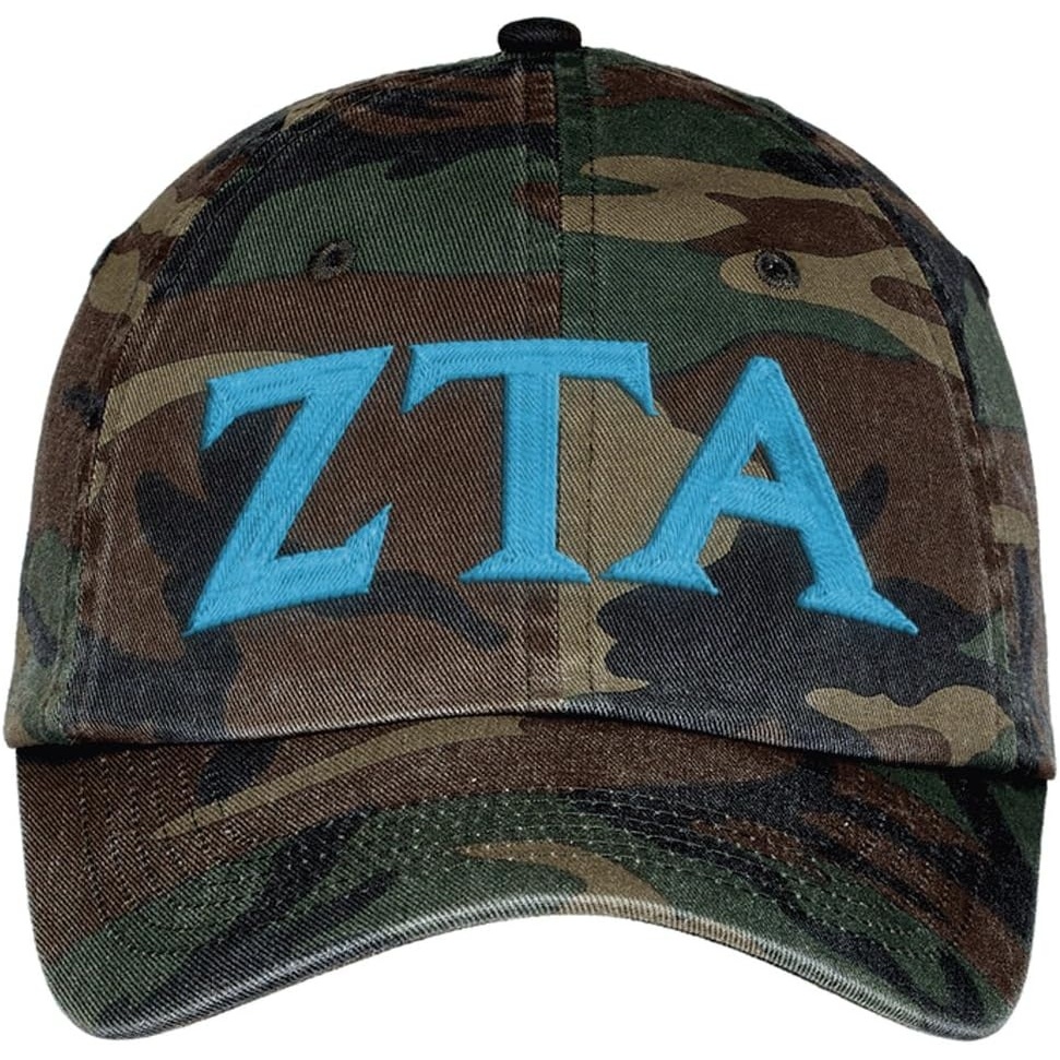 image:imageZeta Tau Alpha Lettered Camouflage Hat Military Camo