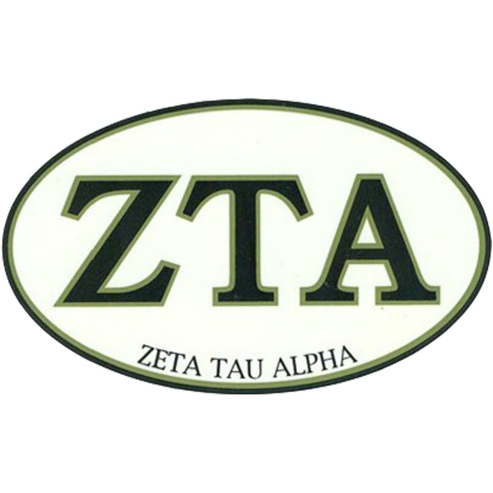 image:imageZeta Tau Alpha ZTA Euro Style Sticker