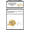 Personalized Sigma Delta Tau Greek Line Hat(Yellow)