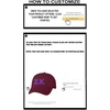 Personalized Sigma Kappa Greek Line Hat(Maroon)