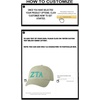 Personalized Zeta Tau Alpha ZTA Greek Line Hat(Tan)