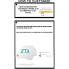 Personalized Zeta Tau Alpha ZTA Greek Line Hat(White)
