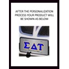 Sigma Delta Tau Lettered License Cover