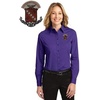 Sigma Kappa Long Sleeve Oxford(Purple/Light Stone)