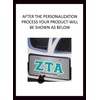 Zeta Tau Alpha ZTA Lettered License Cover