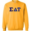 Greekgear Sigma Delta Tau Lettered Crewneck(Athletic Gold)