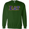 Greekgear Sigma Delta Tau Lettered Crewneck(Forest Green)