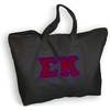 Greekgear Sigma Kappa Lettered Tote Bag(Black)
