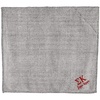 Greekgear Sigma Kappa Sherpa Blanket Charcoal w/Maroon Thread Color