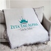 Greekgear Zeta Tau Alpha ZTA Seek The Noblest Afghan Blanket Throw