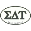 Sigma Delta Tau Euro Style Sticker