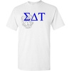 Sigma Delta Tau Greek Crest T-Shirt(Light Grey)