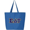 Sigma Delta Tau Jumbo Canvas Tote