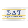 Sigma Delta Tau Lettered Lines License Covers