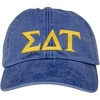 Sigma Delta Tau Lettered Premium Pastel Hat(Midnight Navy)