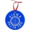 Sigma Delta Tau Shield Christmas Ornaments