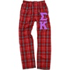 Sigma Kappa Pajamas Flannel Pant(Red/White)