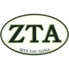 Zeta Tau Alpha ZTA Euro Style Sticker